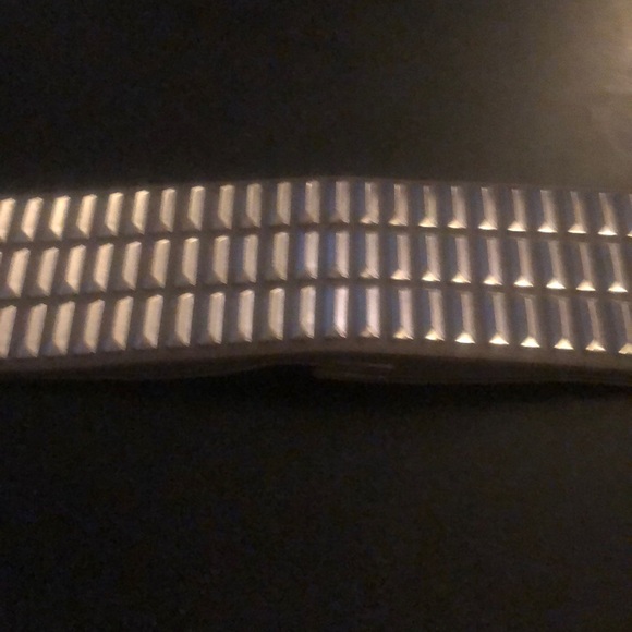 BCBG grey studded stretch belt